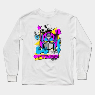 OPTIMUS PRIME: Gen 1 Transformers - 80s style Long Sleeve T-Shirt